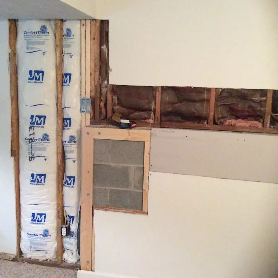 Wall insulation replacement during Structural Drying in Lower Merion